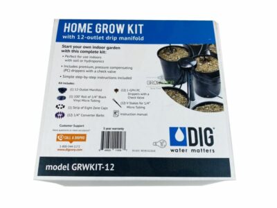 DIG grow kit irrigation